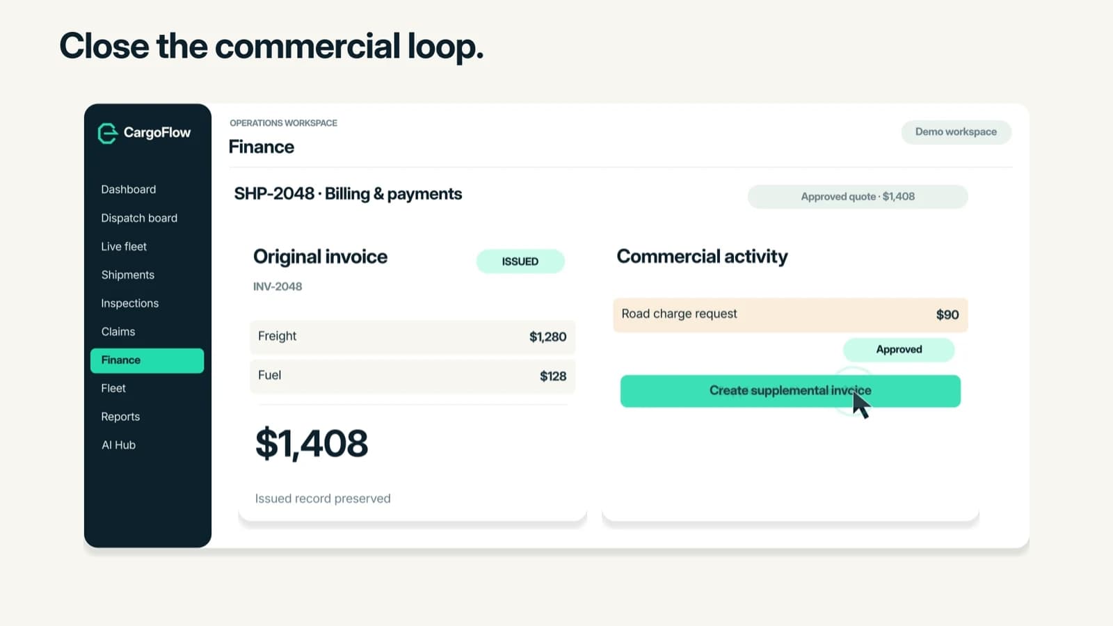 CargoFlow: Close the loop